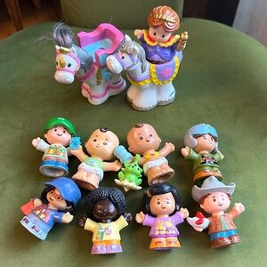 Fisher Price Little People Figures and Horses
